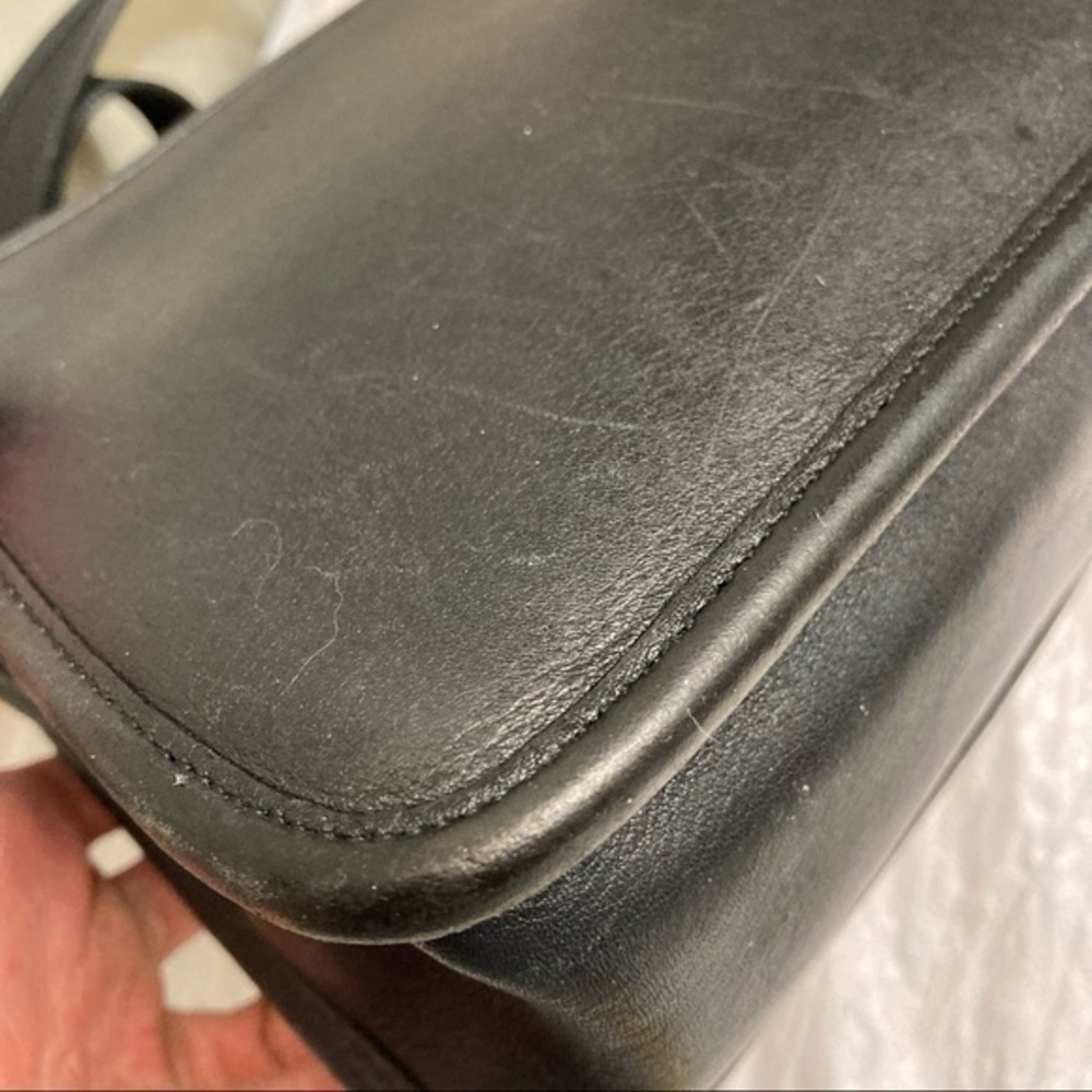 Coach 9061 vintage black leather rambler bag - Picture 10 of 16